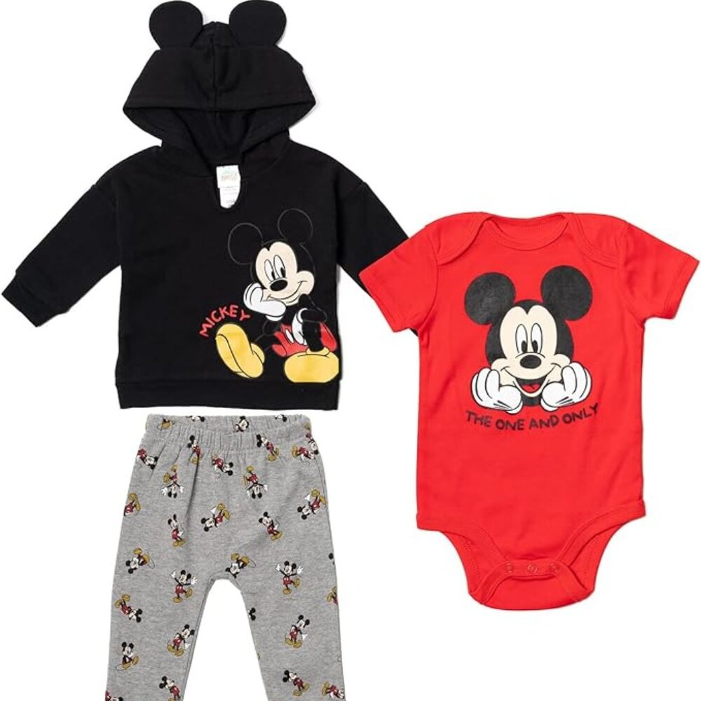Disney Baby Mickey Mouse 3 piece outfit set